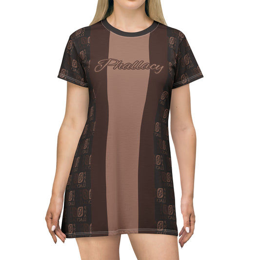 Phallacy Balance Designer T-Shirt Dress