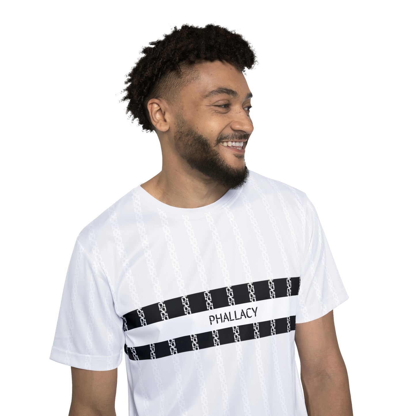 Phallacy Striped Designer Men's Sports Jersey