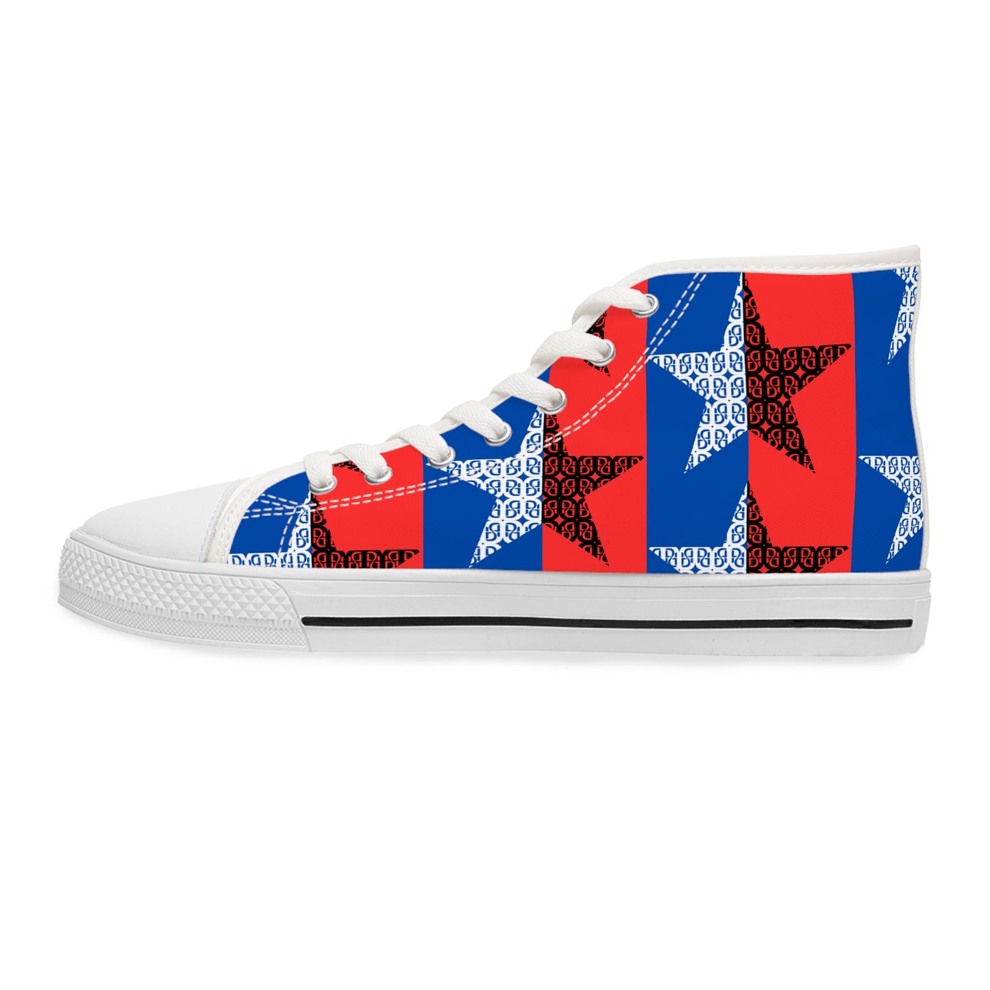 Phallacy Star Designer Women's High Top Sneakers