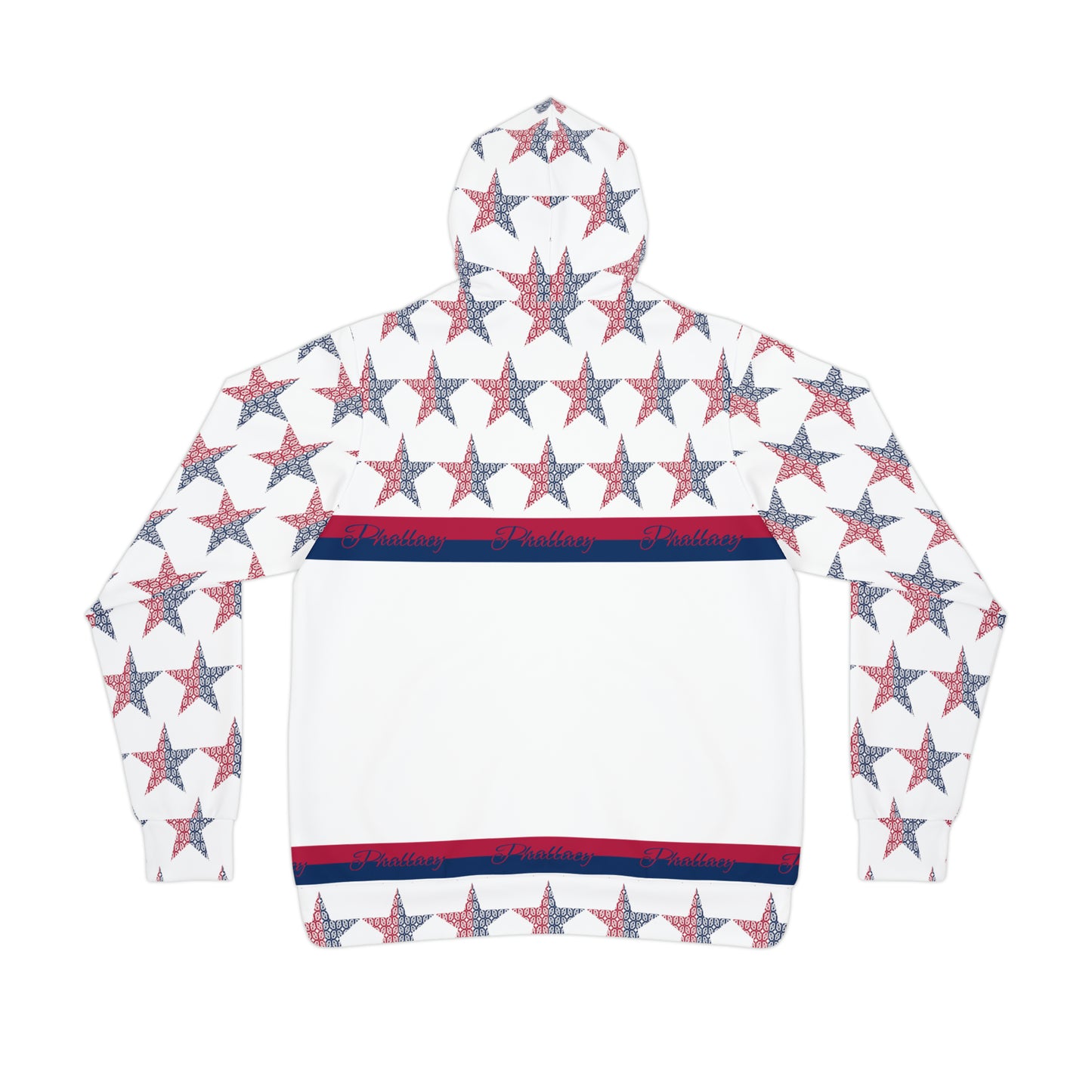 Phallacy Star Designer Unisex Athletic Hoodie