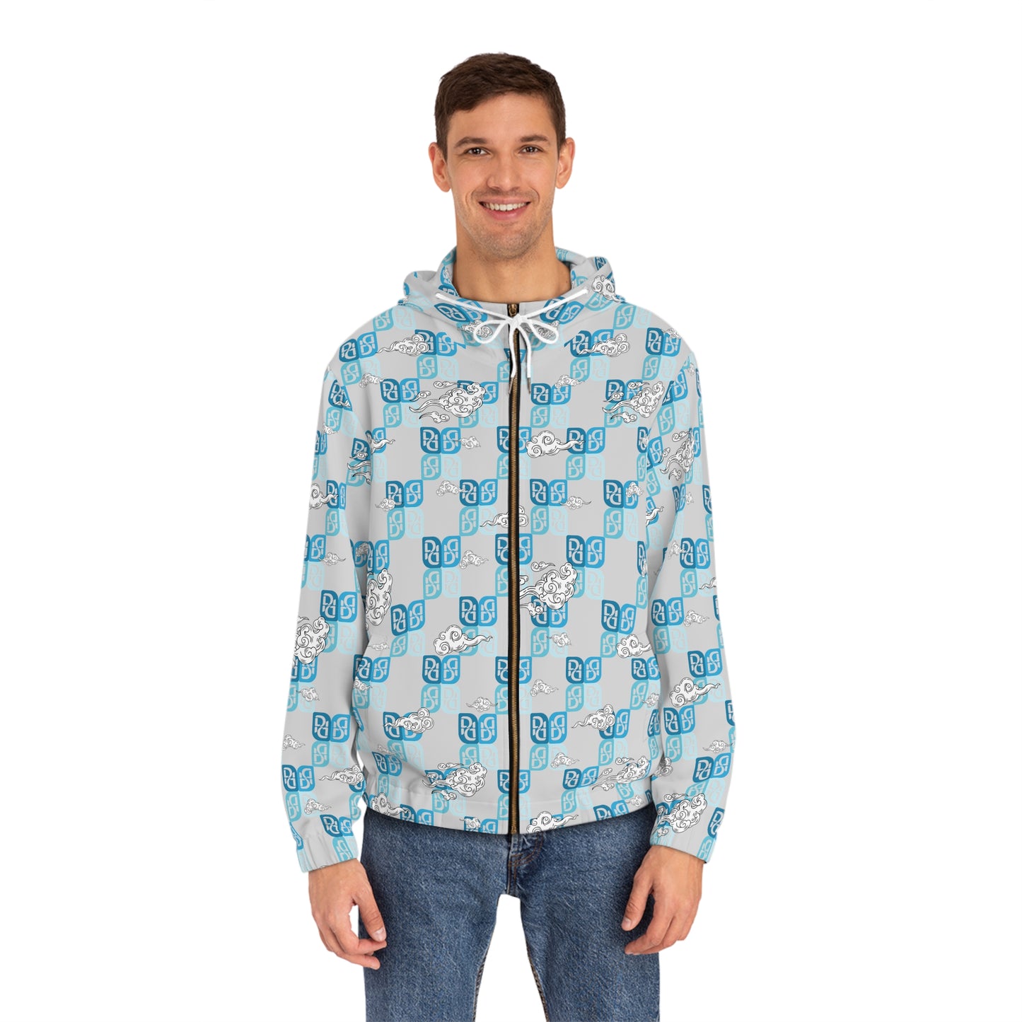 Phallacy Designer Men's Full-Zip Hoodie