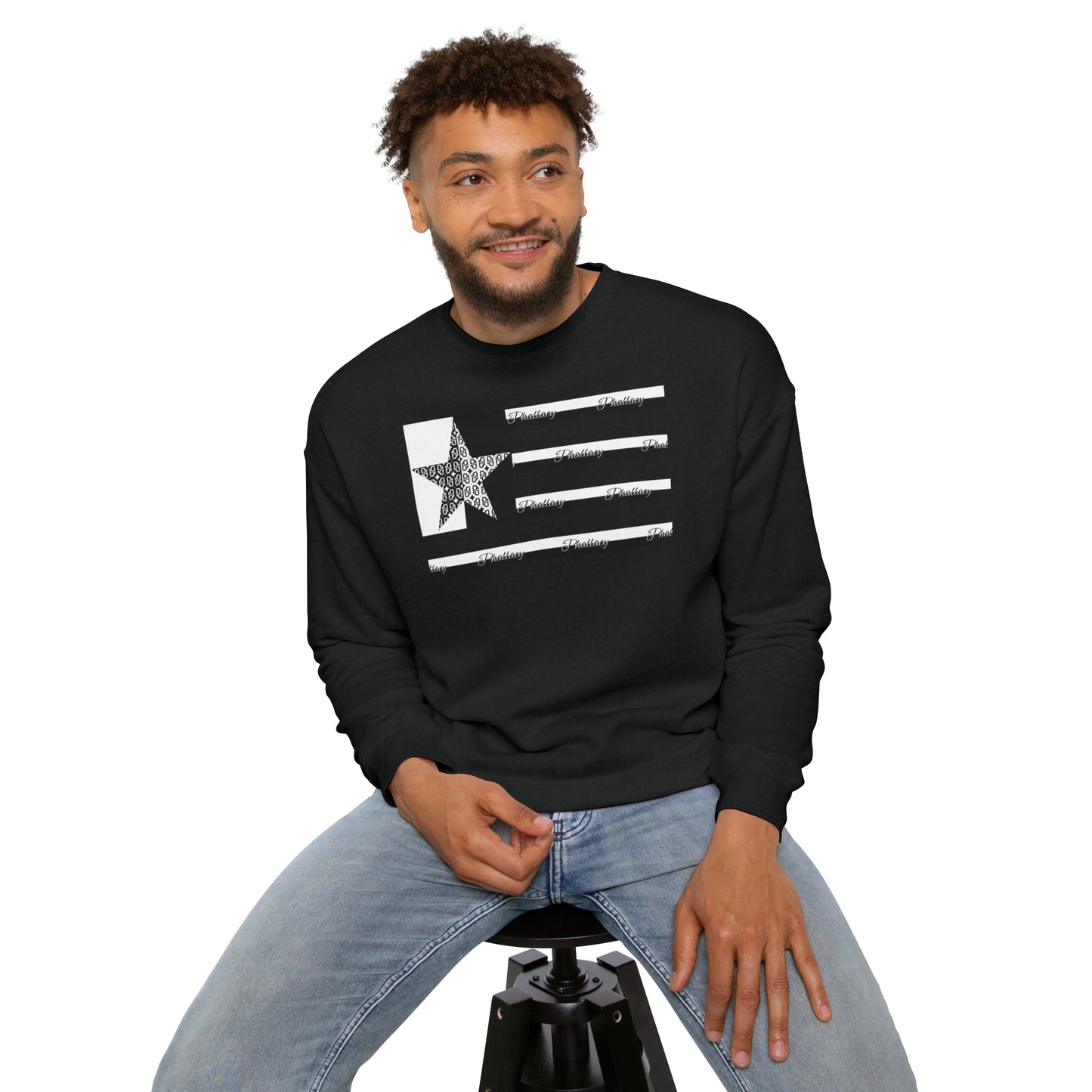 Phallacy Flag Unisex Drop Shoulder Sweatshirt