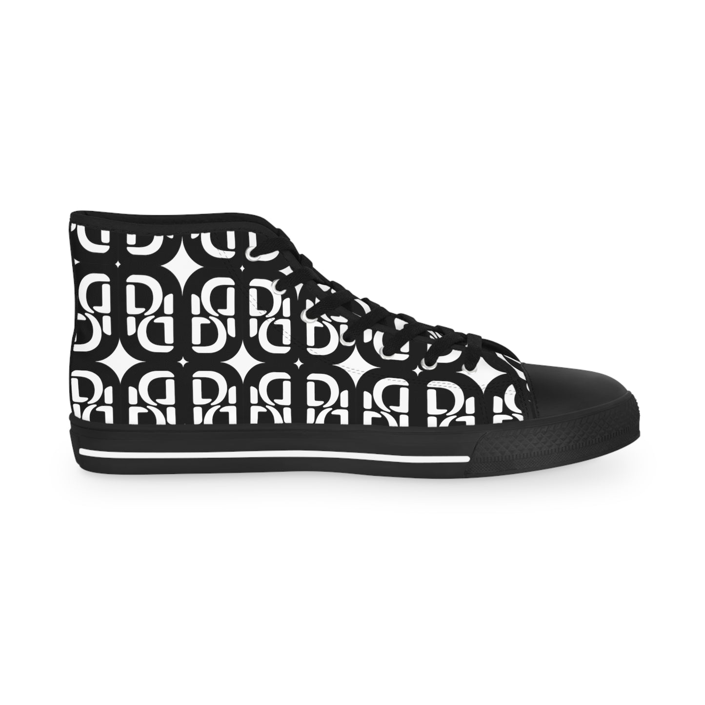 Phallacy Monogram Designer Men's High Top Sneakers