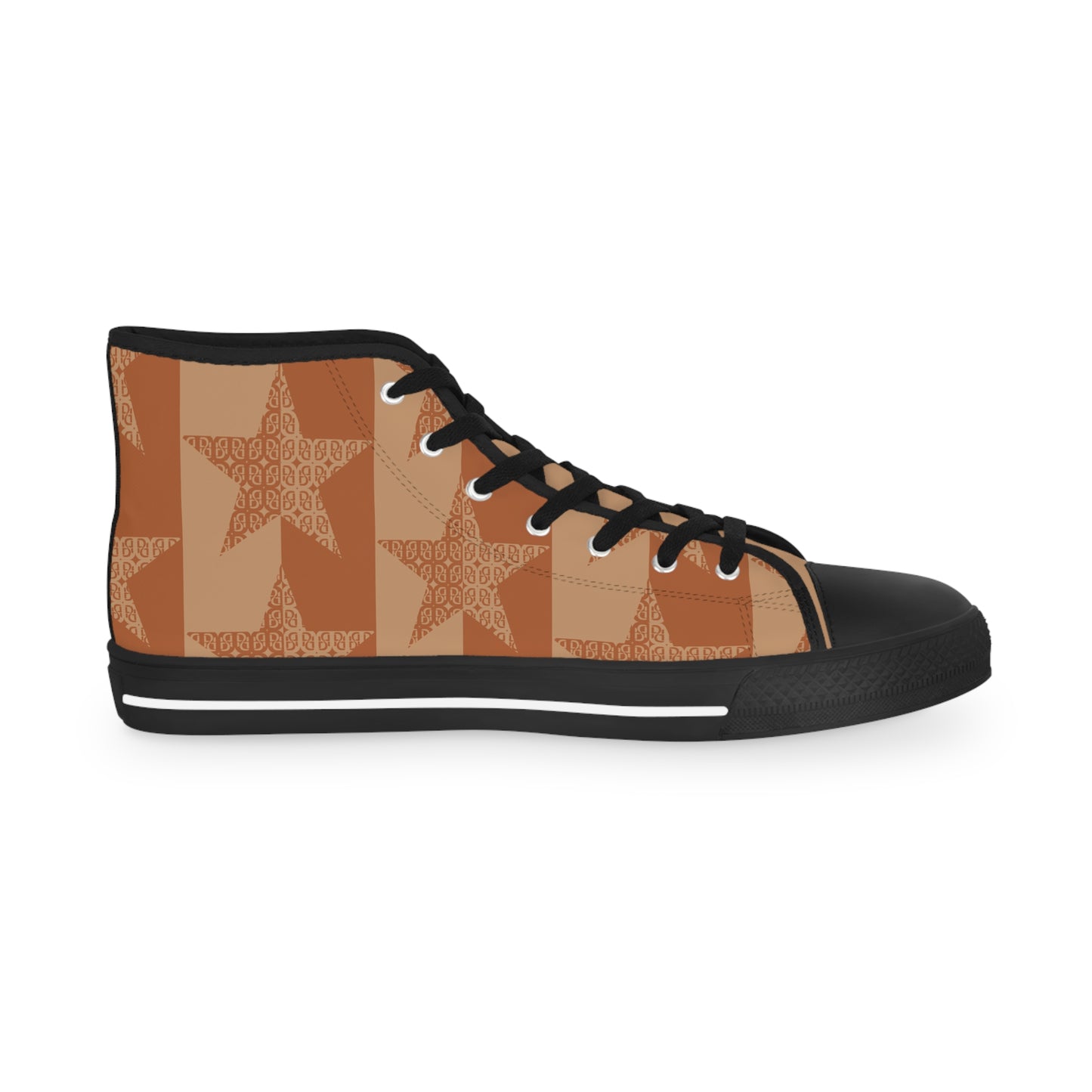 Phallacy Star Designer Men's High Top Sneakers