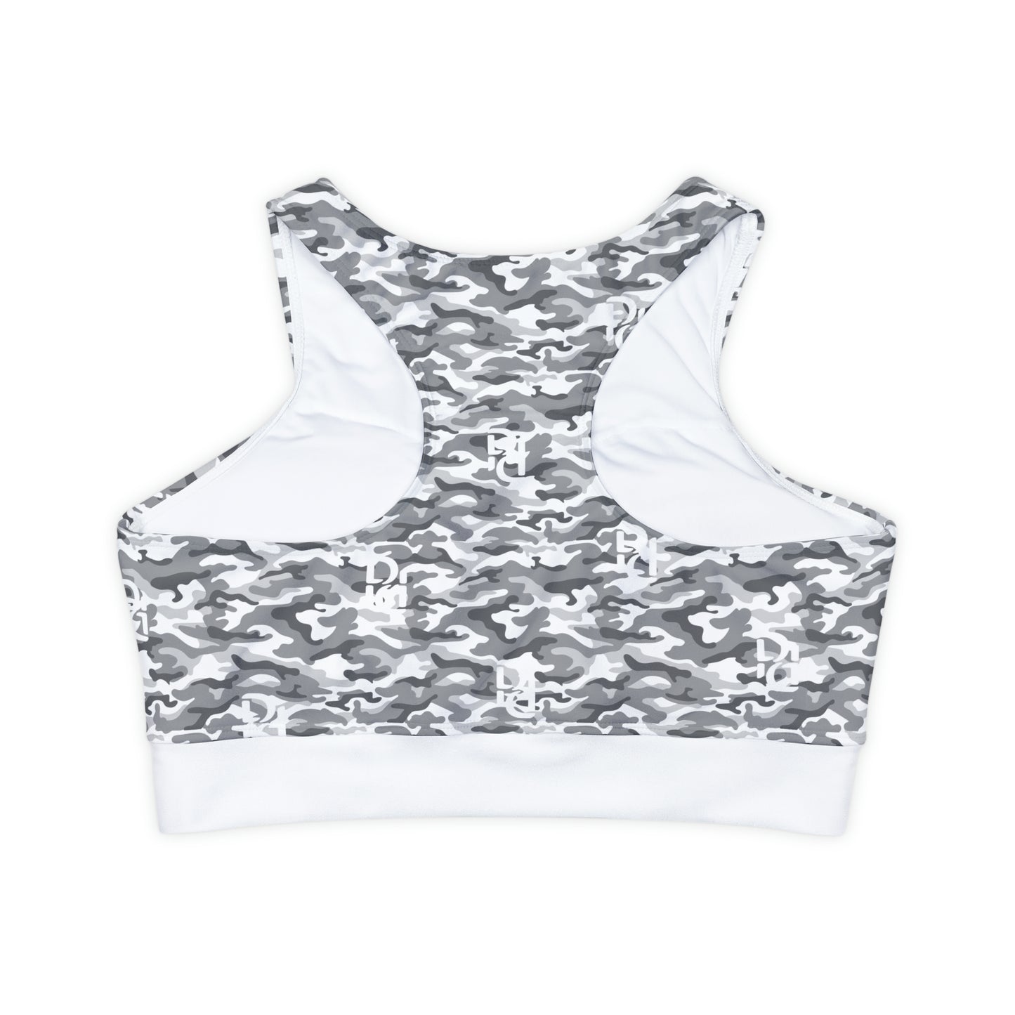 Phallacy Camo Designer  Padded Sports Bra