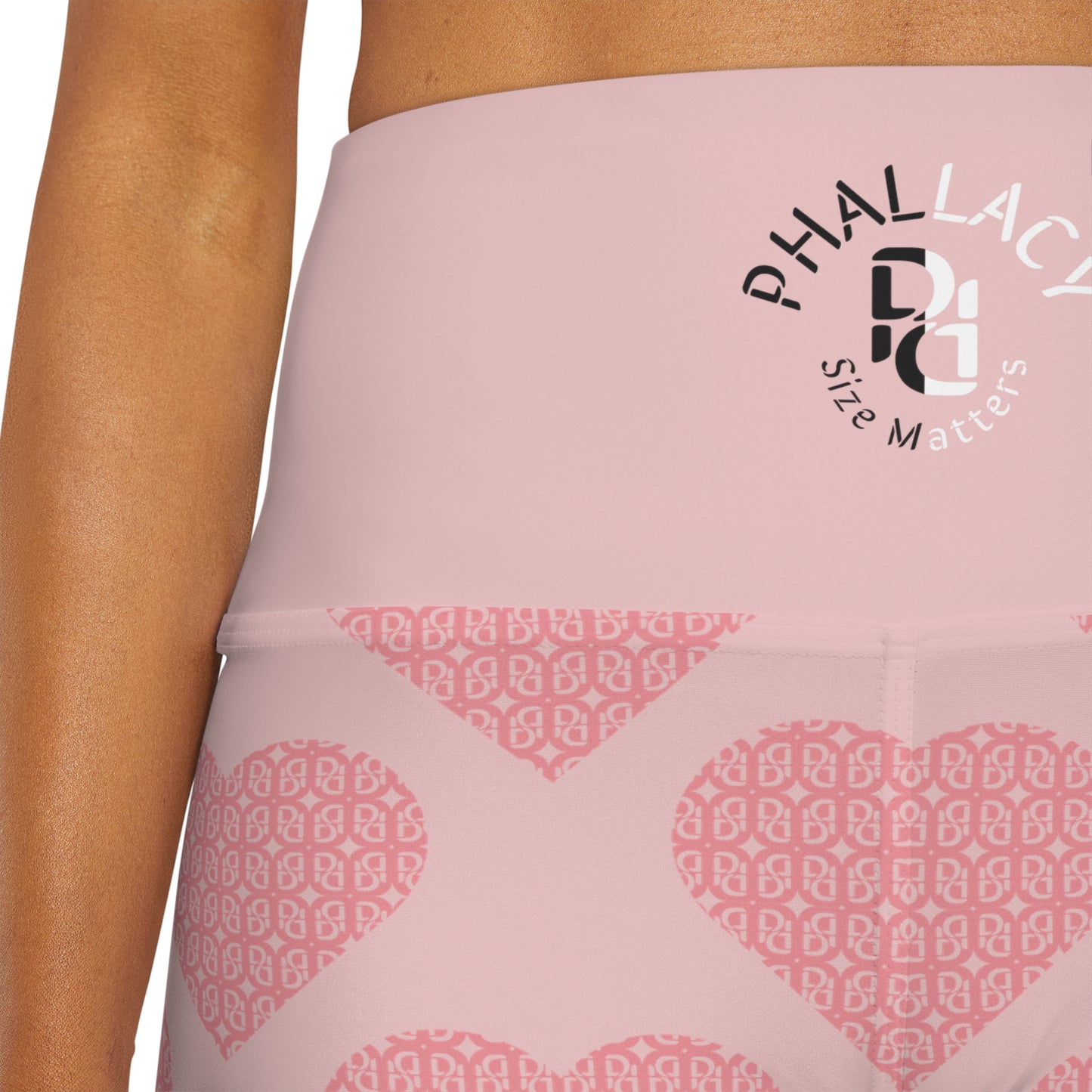 Phallacy Designer High Waisted Yoga Shorts