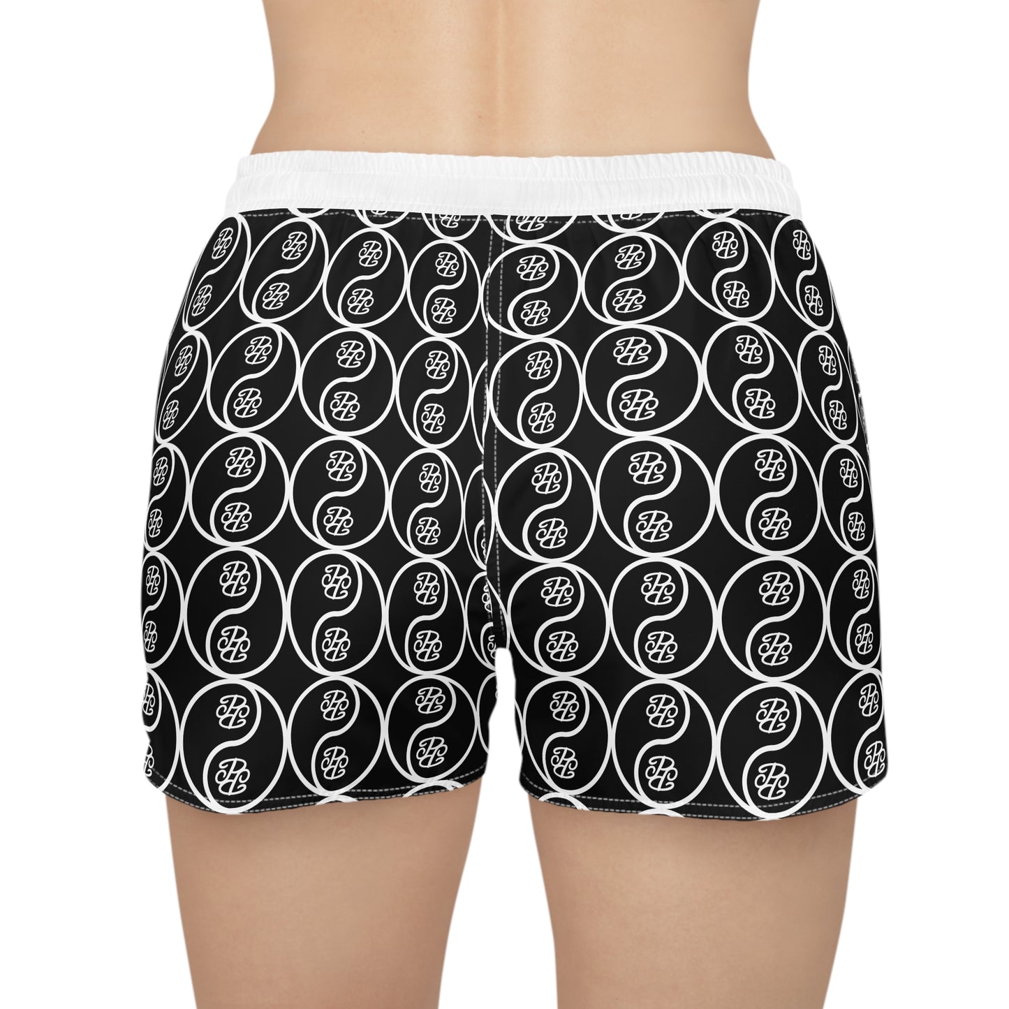 Phallacy Yin-Yang Designer Women's Casual Shorts