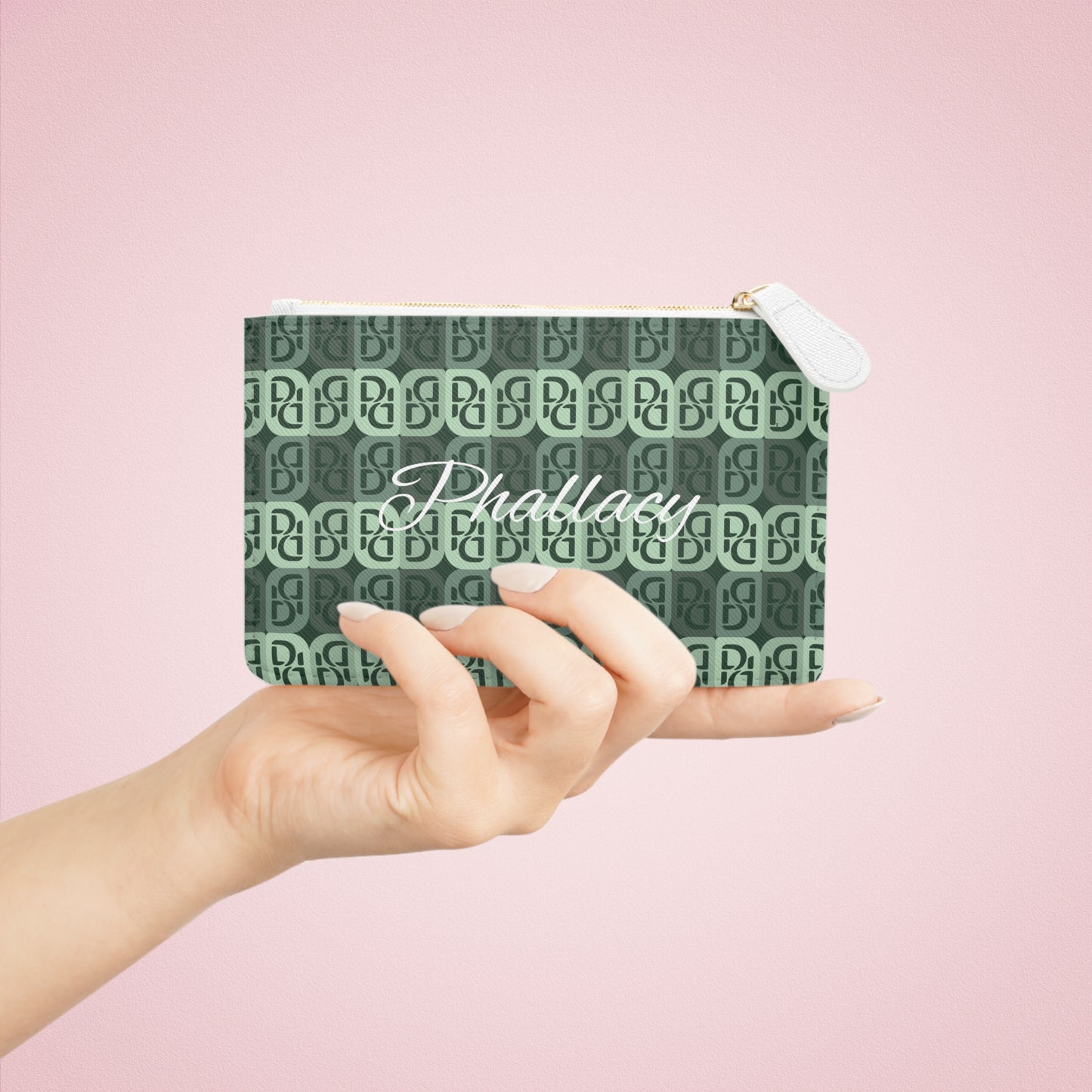 Phallacy Monogram Designer Mini Clutch Bag