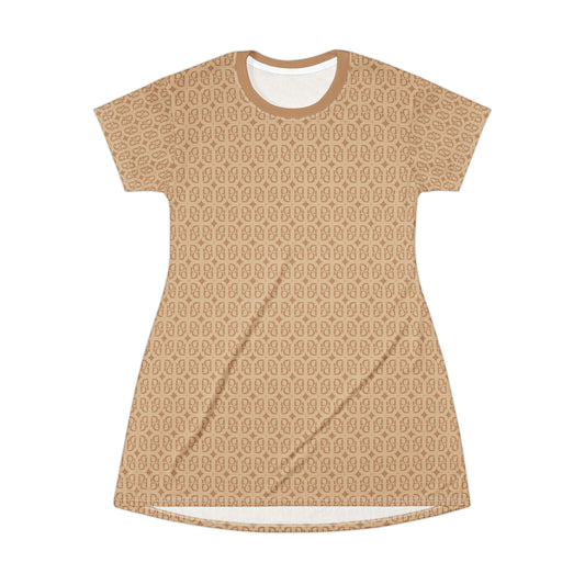 Phallacy Monogram Designer T-Shirt Dress