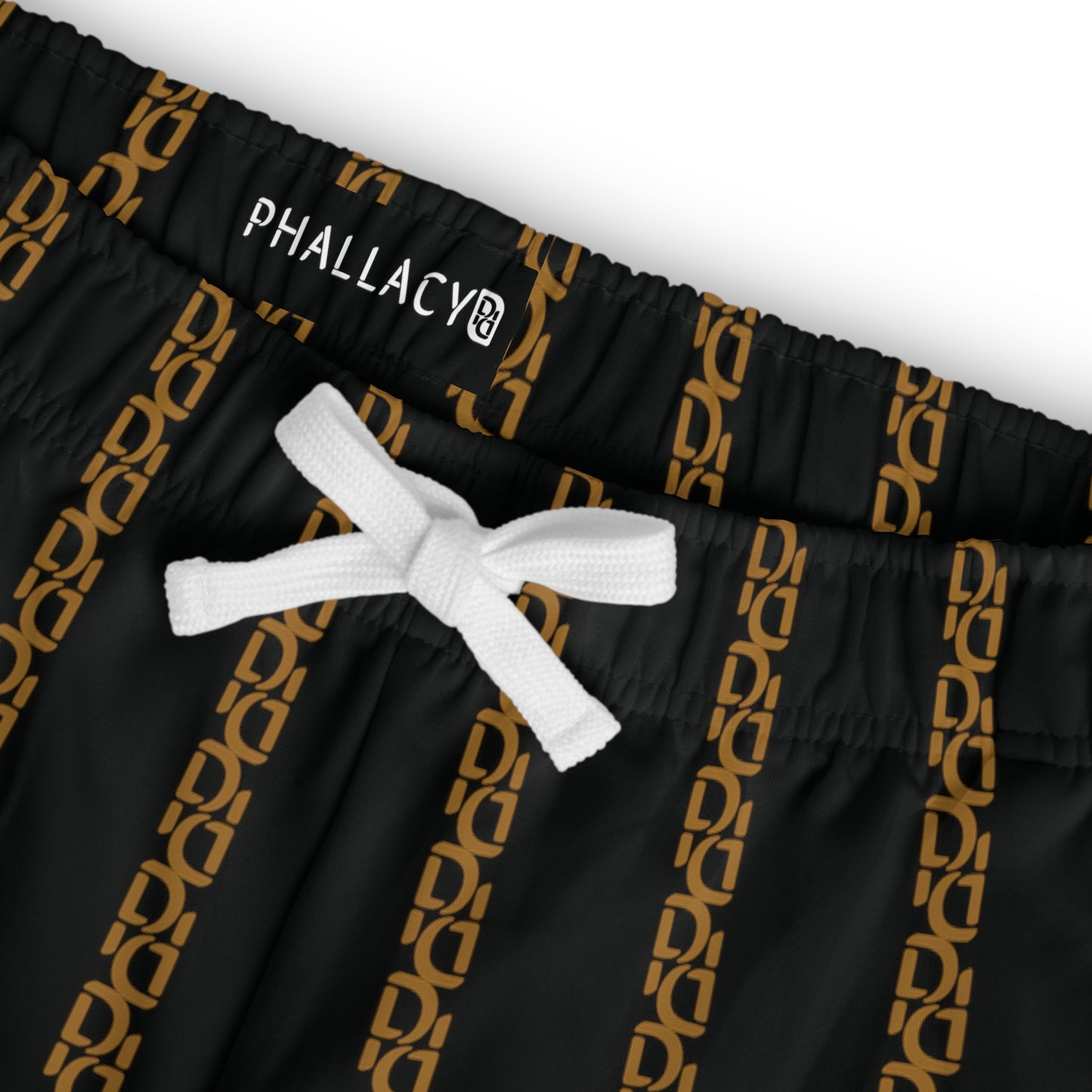 Phallacy Striped Designer Athletic Shorts