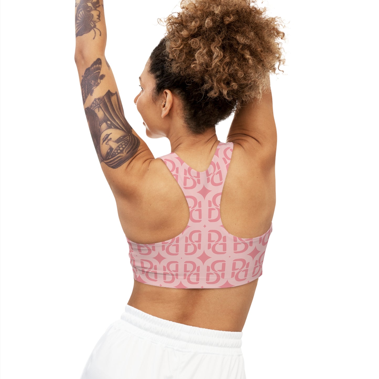 Phallacy Monogram Designer Seamless Sports Bra