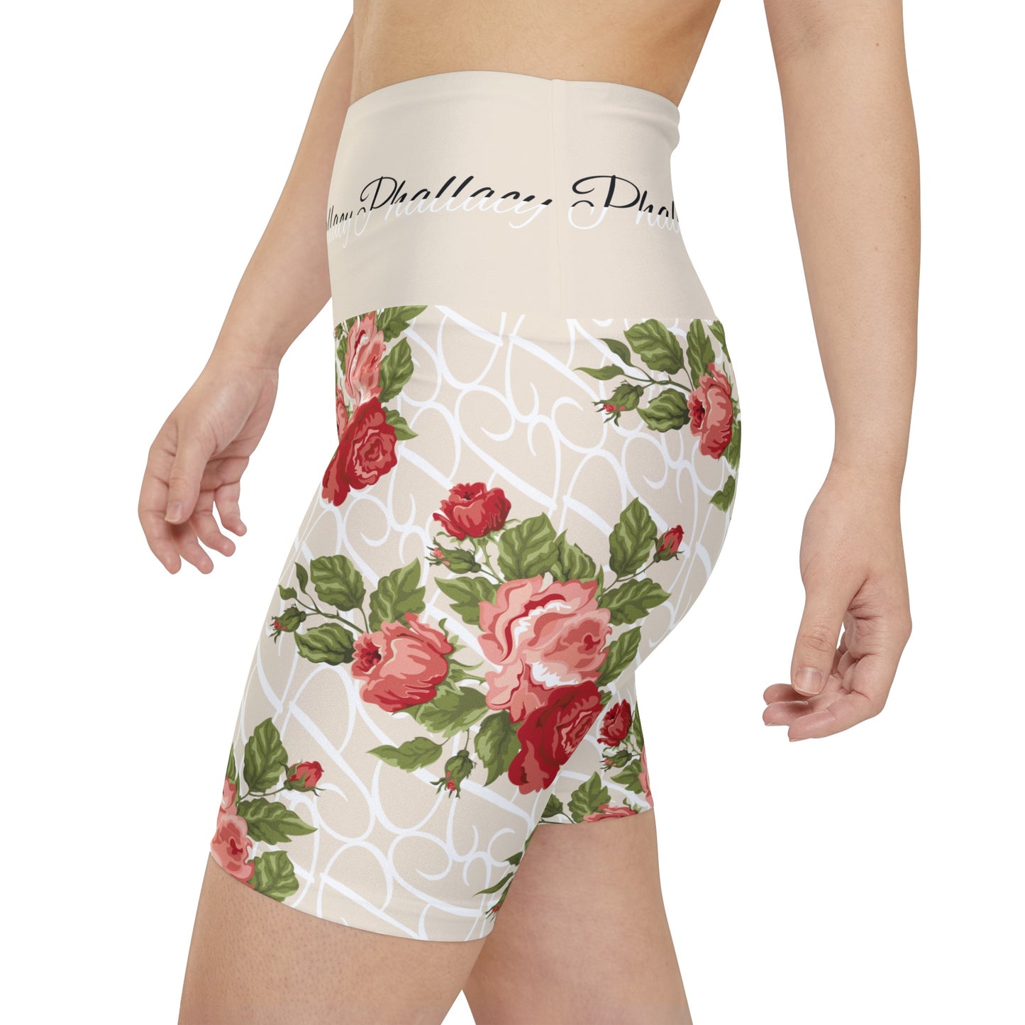 Phallacy Designer Floral Women's Workout Shorts