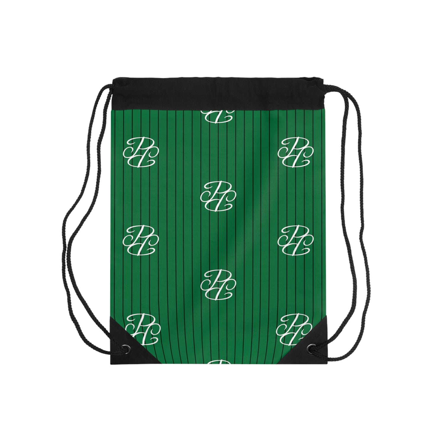 Phallacy Players Striped Designer Drawstring Bag