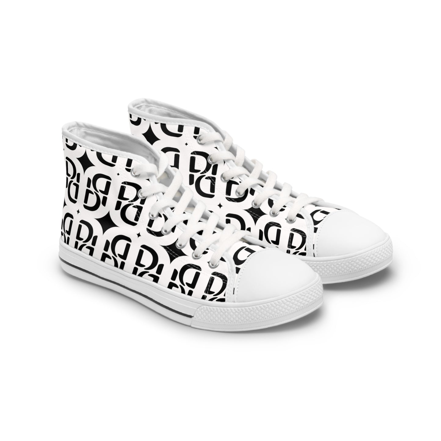 Phallacy Monogram Designer Women's High Top Sneakers