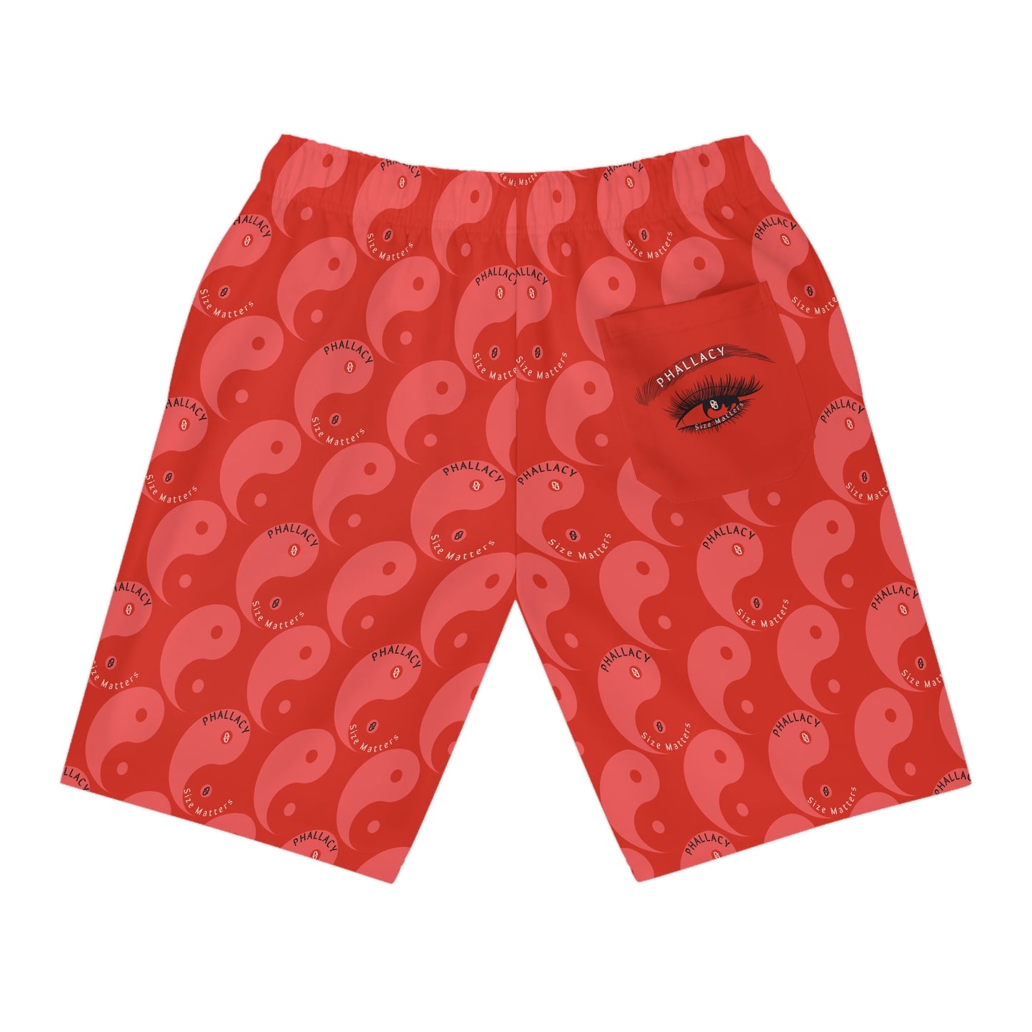 Phallacy Yin-Yang Designer Athletic Shorts