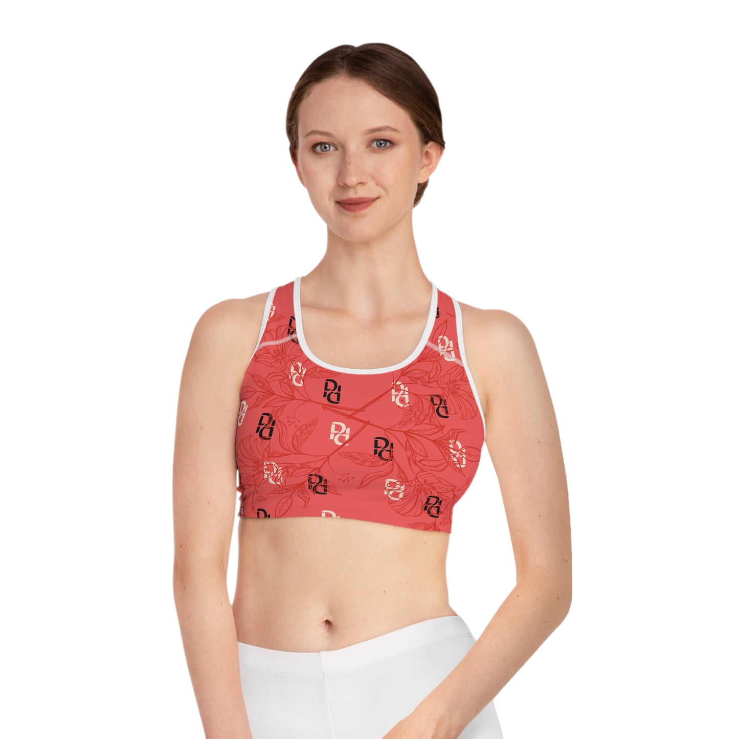 Phallacy Designer Floral Sports Bra