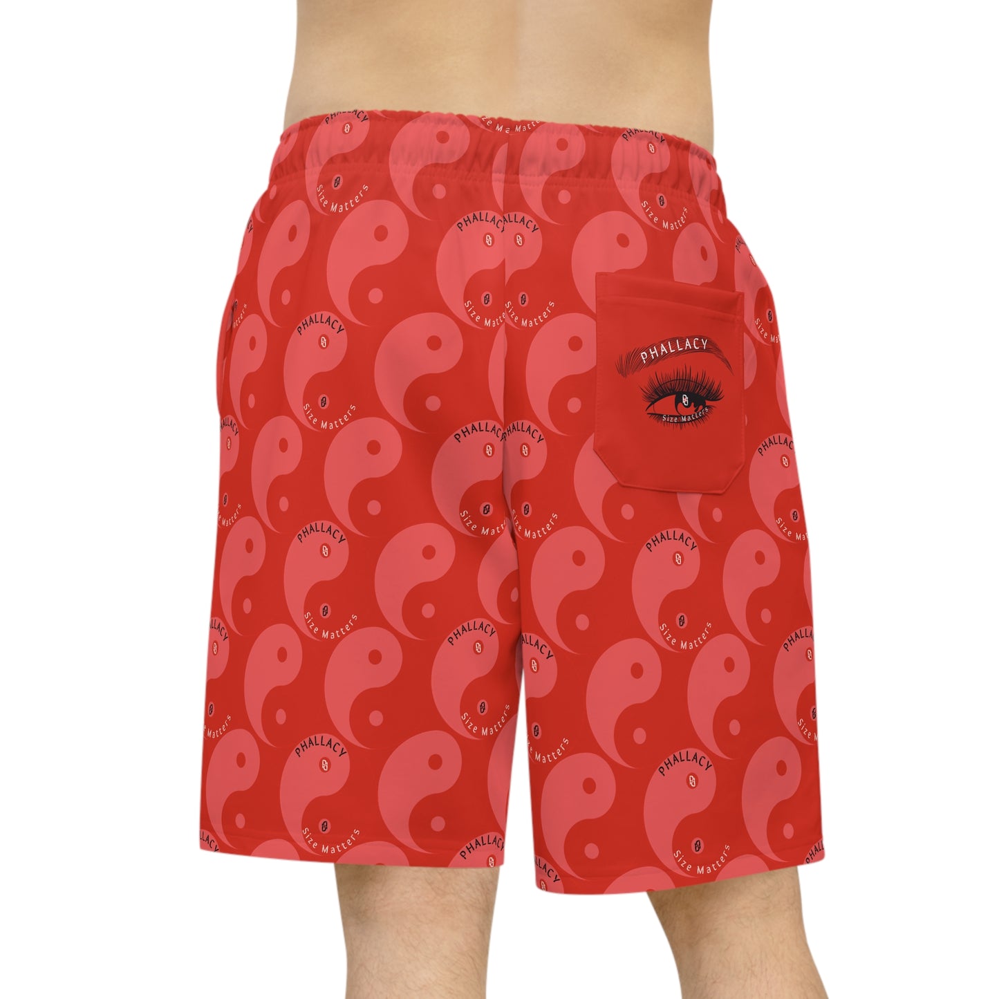 Phallacy Yin-Yang Designer Athletic Shorts