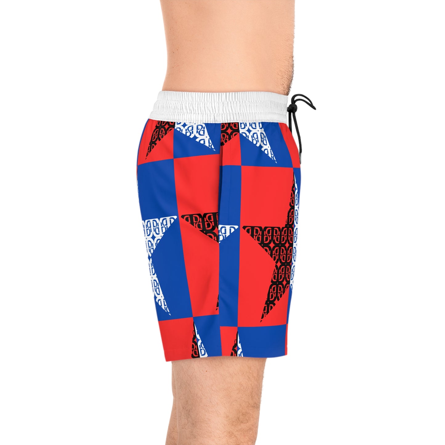 Phallacy Star Designer Mid-Length Swim Shorts