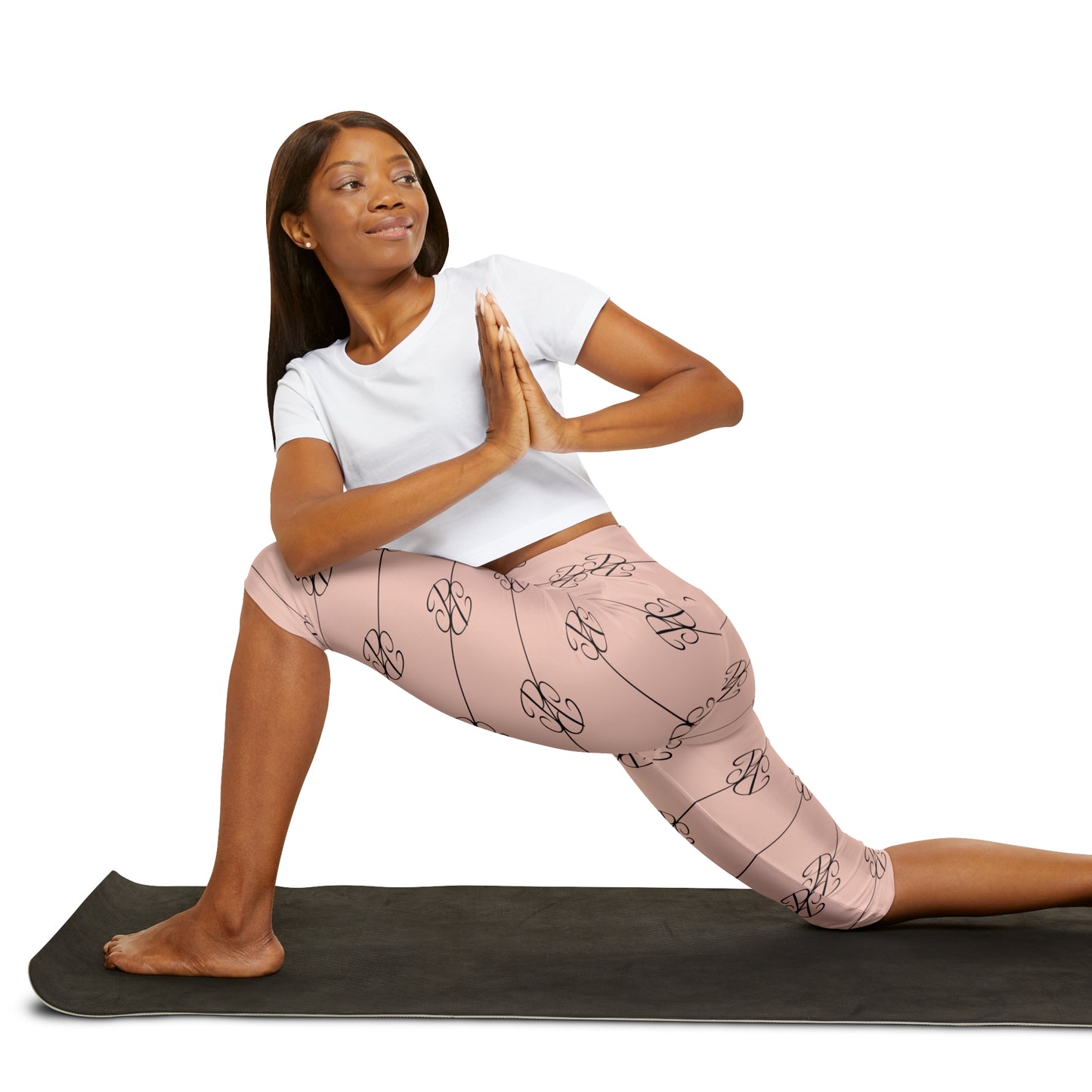 Phallacy Players Designer Yoga Capri Leggings