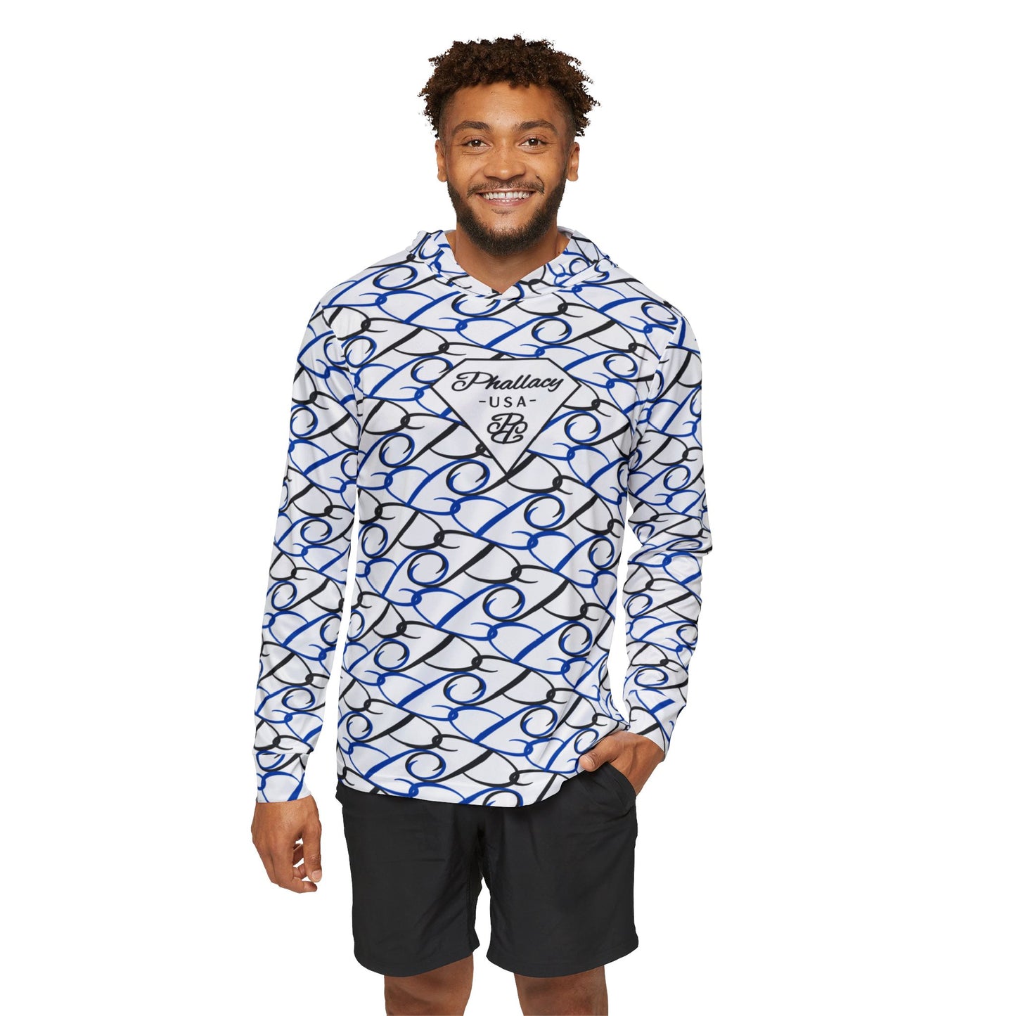 Phallacy Diamond Designer Men's Sports Warmup Hoodie