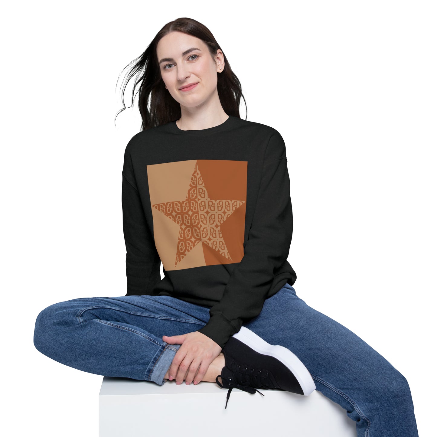 Phallacy Star Unisex Drop Shoulder Sweatshirt