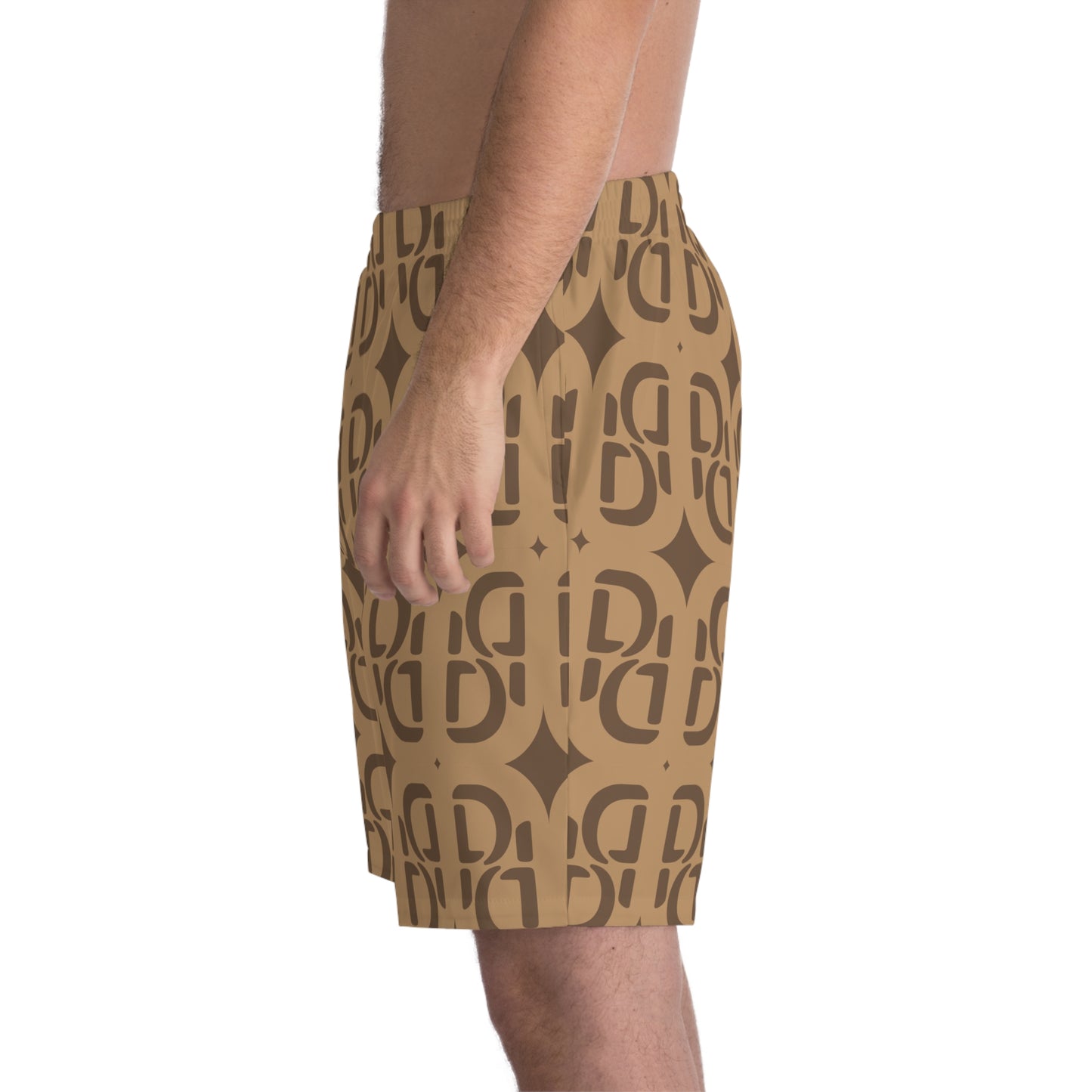 Phallacy Monogram Designer Elastic Beach Shorts