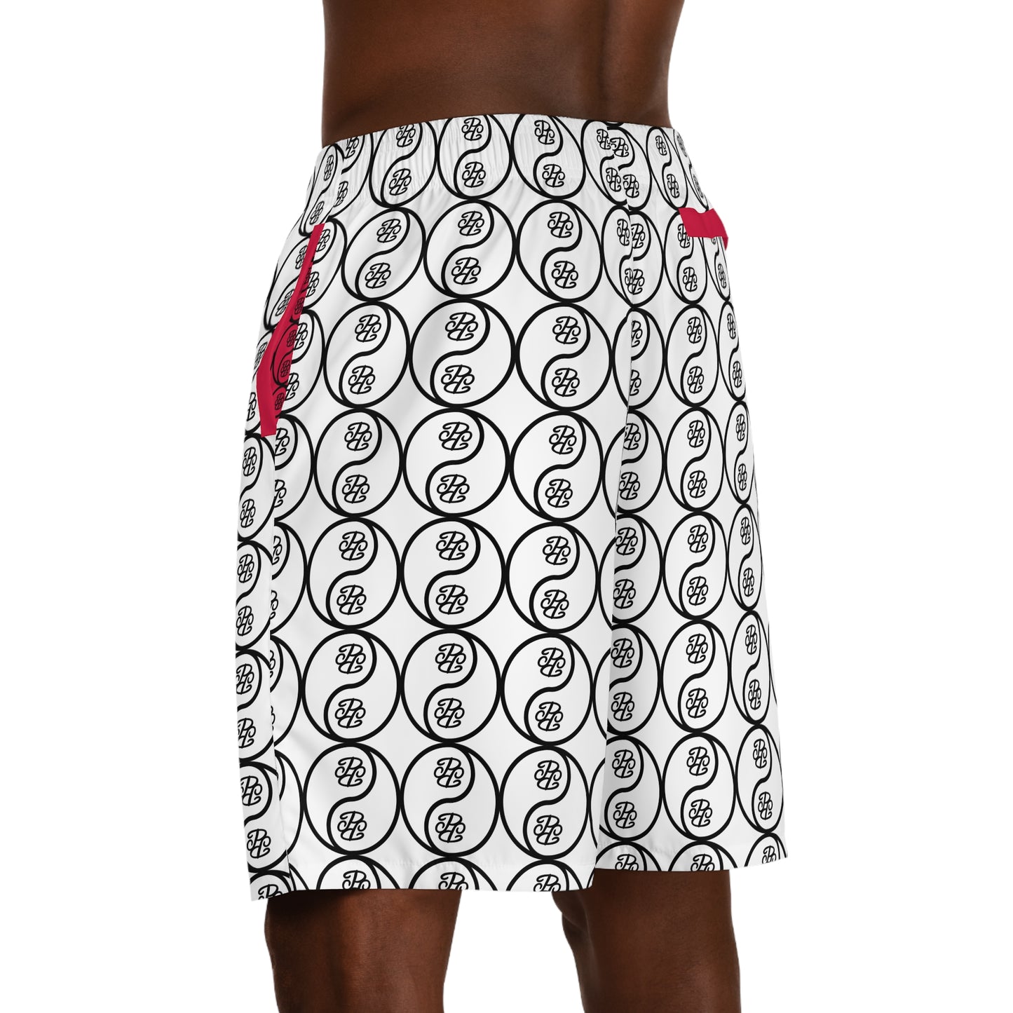 Phallacy Yin-Yang Designer Jogger Shorts