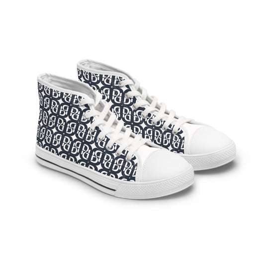 Phallacy Monogram Designer Women's High Top Sneakers