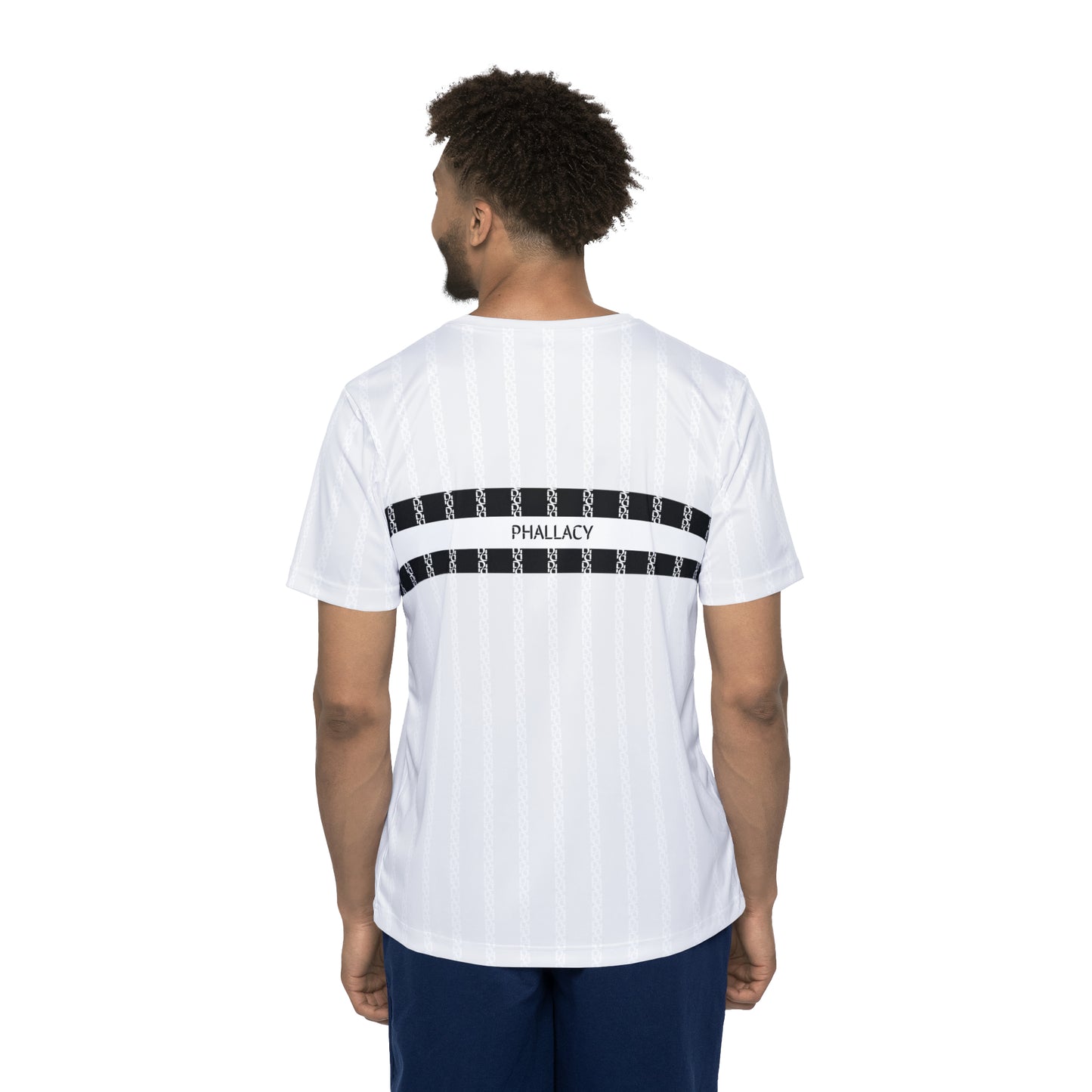 Phallacy Striped Designer Men's Sports Jersey