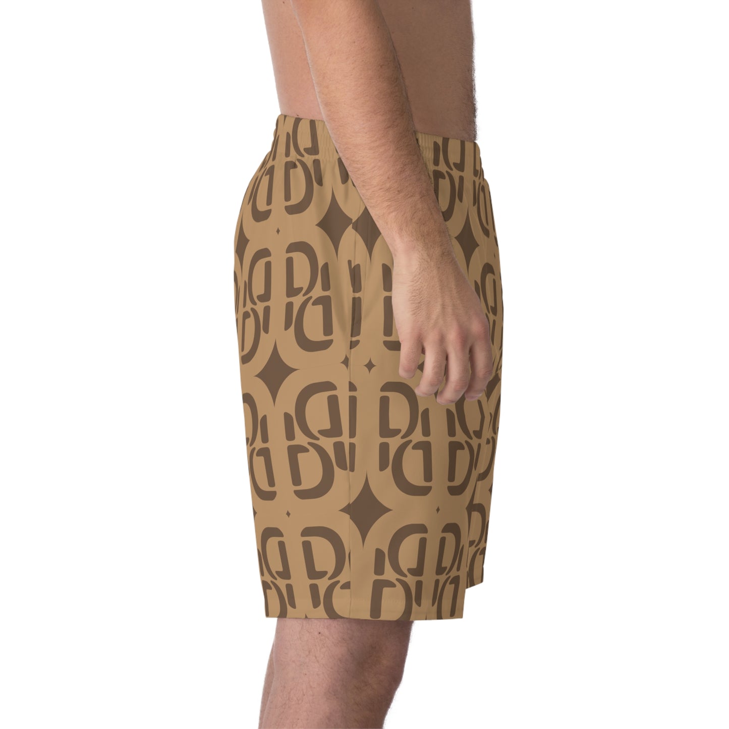 Phallacy Monogram Designer Elastic Beach Shorts