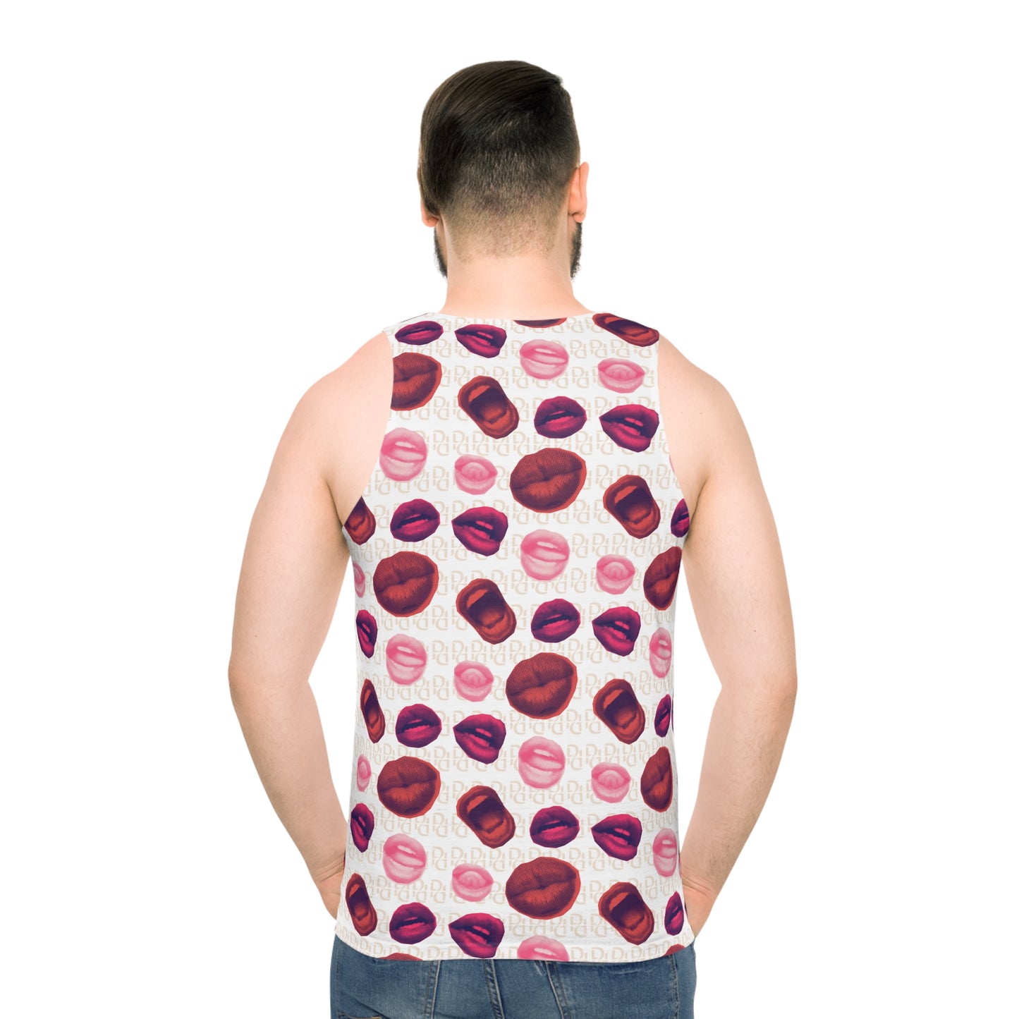 Phallacy Lips Designer Unisex Tank Top