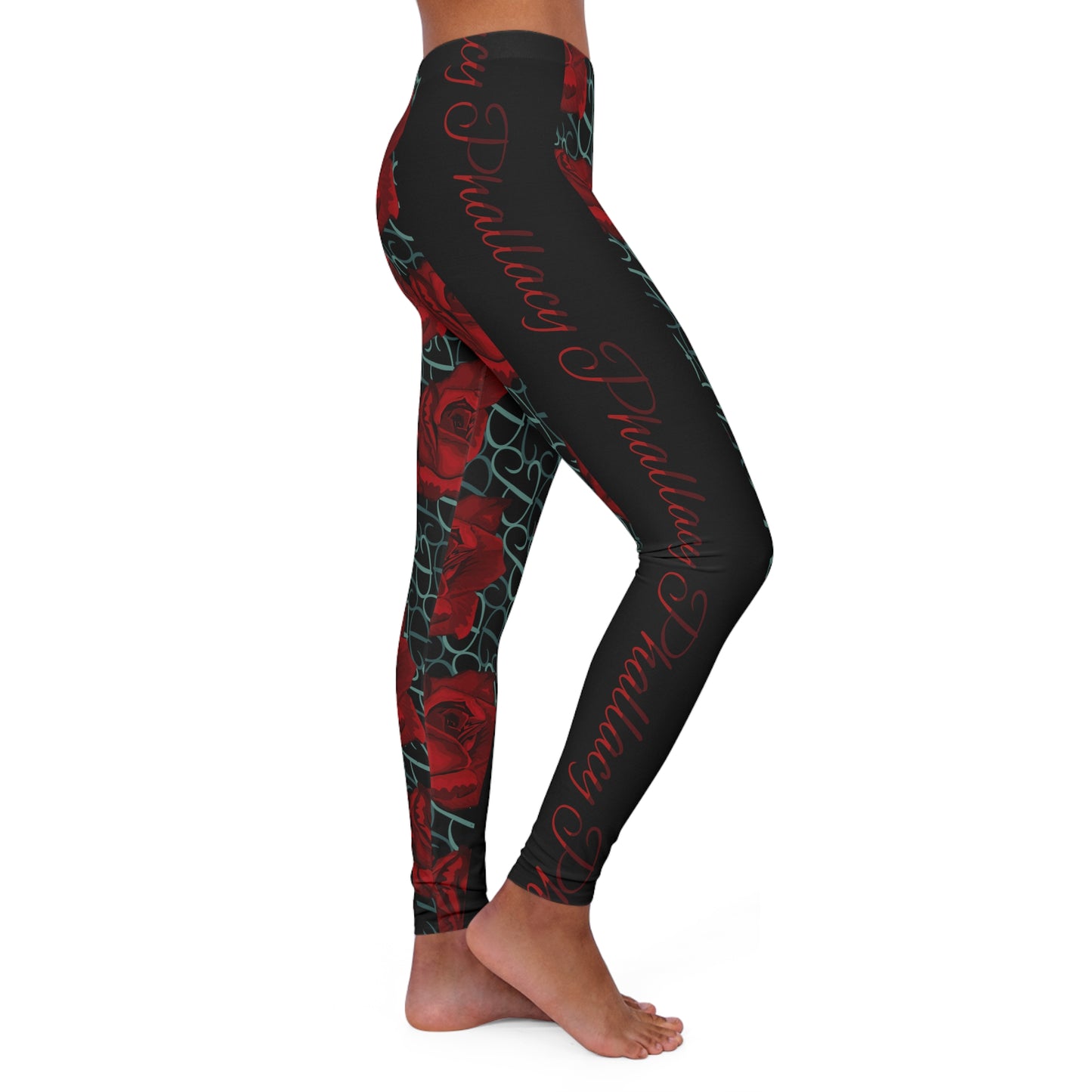 Phallacy Designer Floral Casual Spandex Leggings