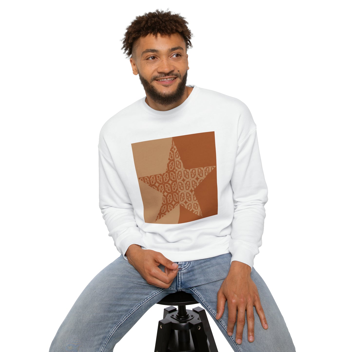 Phallacy Star Unisex Drop Shoulder Sweatshirt