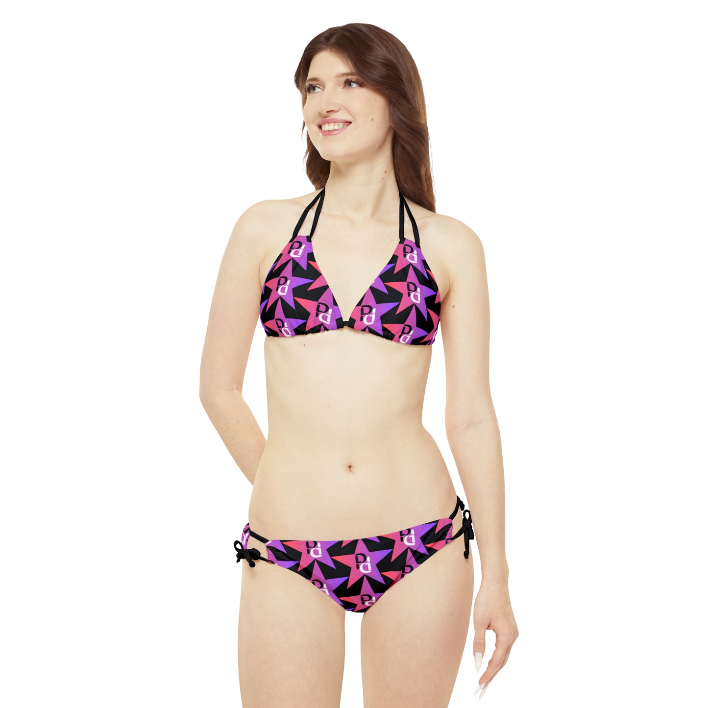 Phallacy Star Designer Strappy Bikini Set