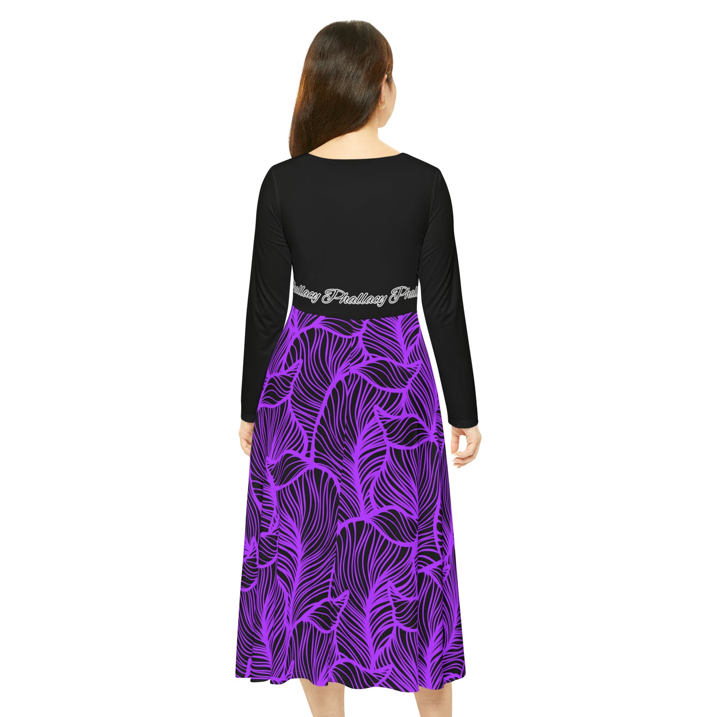 Phallacy Designer Long Sleeve Dance Dress