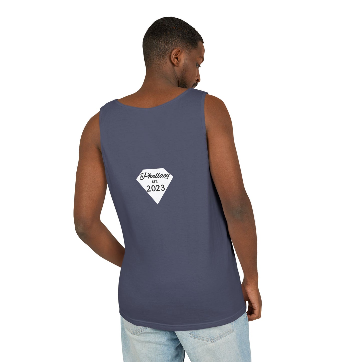 Phallacy Diamond Unisex Garment-Dyed Tank Top