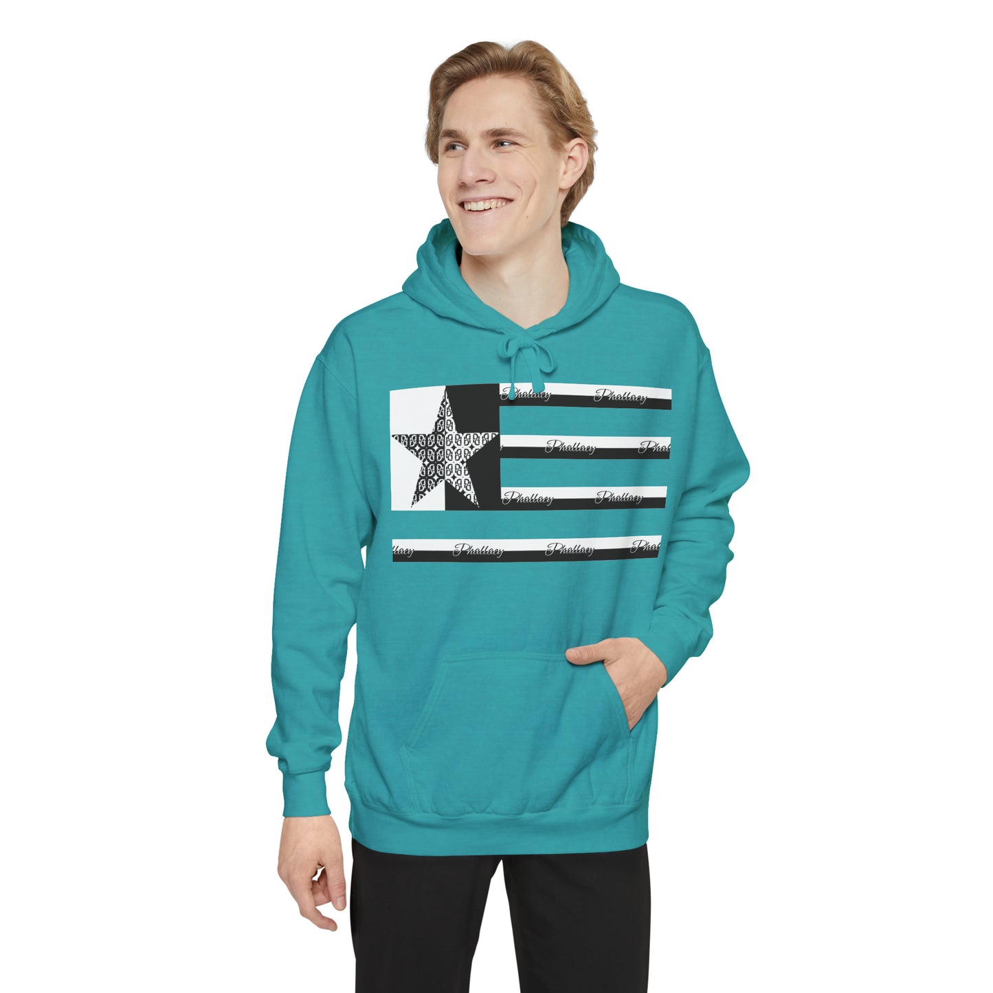 Phallacy Flag Unisex Garment-Dyed Hoodie