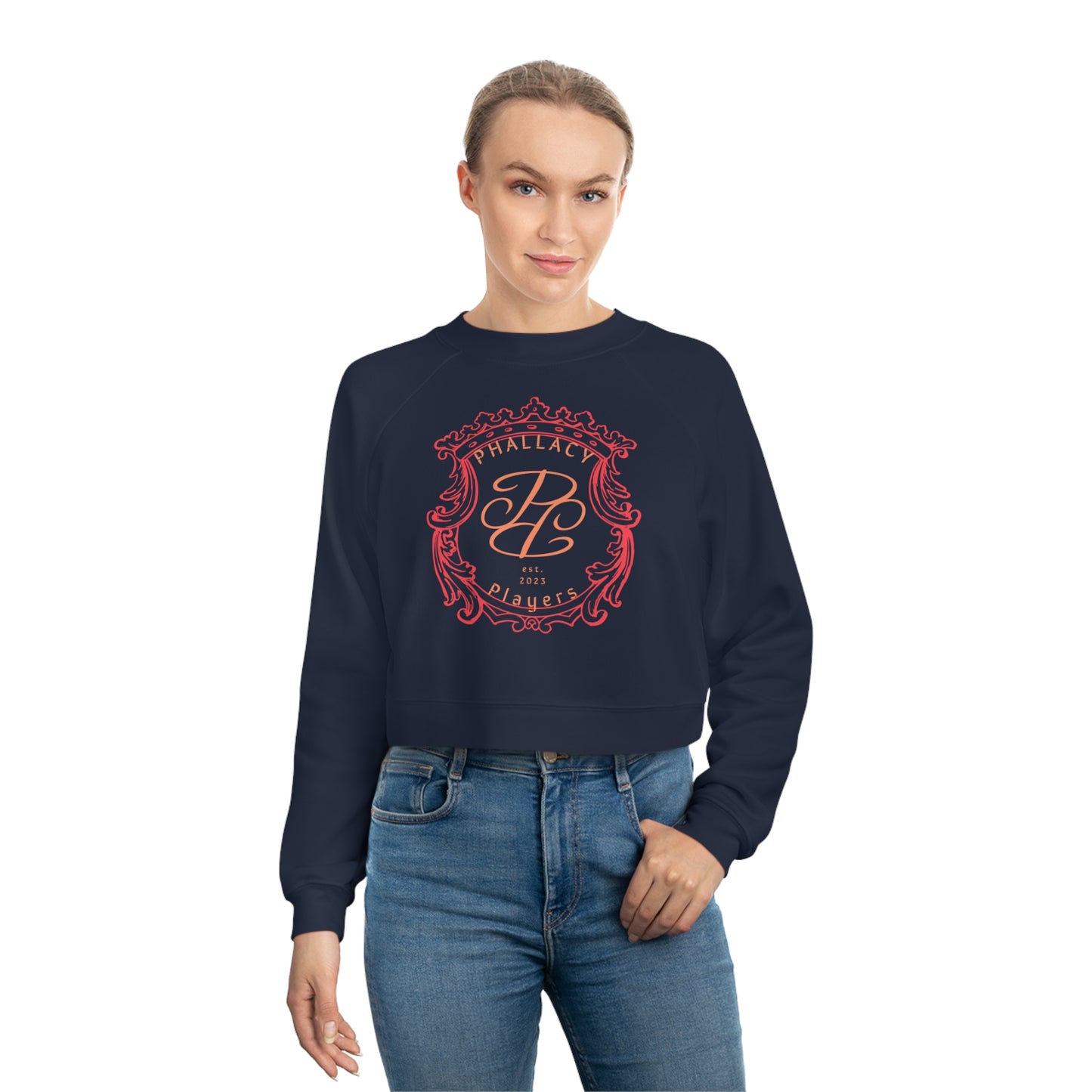 Phallacy Players Cropped Fleece Sweatshirt