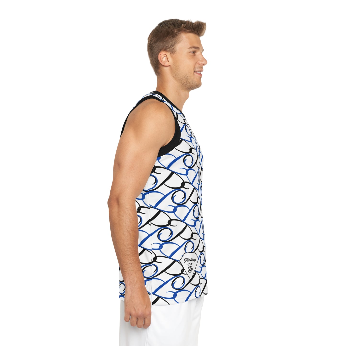 Phallacy Diamond Designer Unisex Basketball Jersey