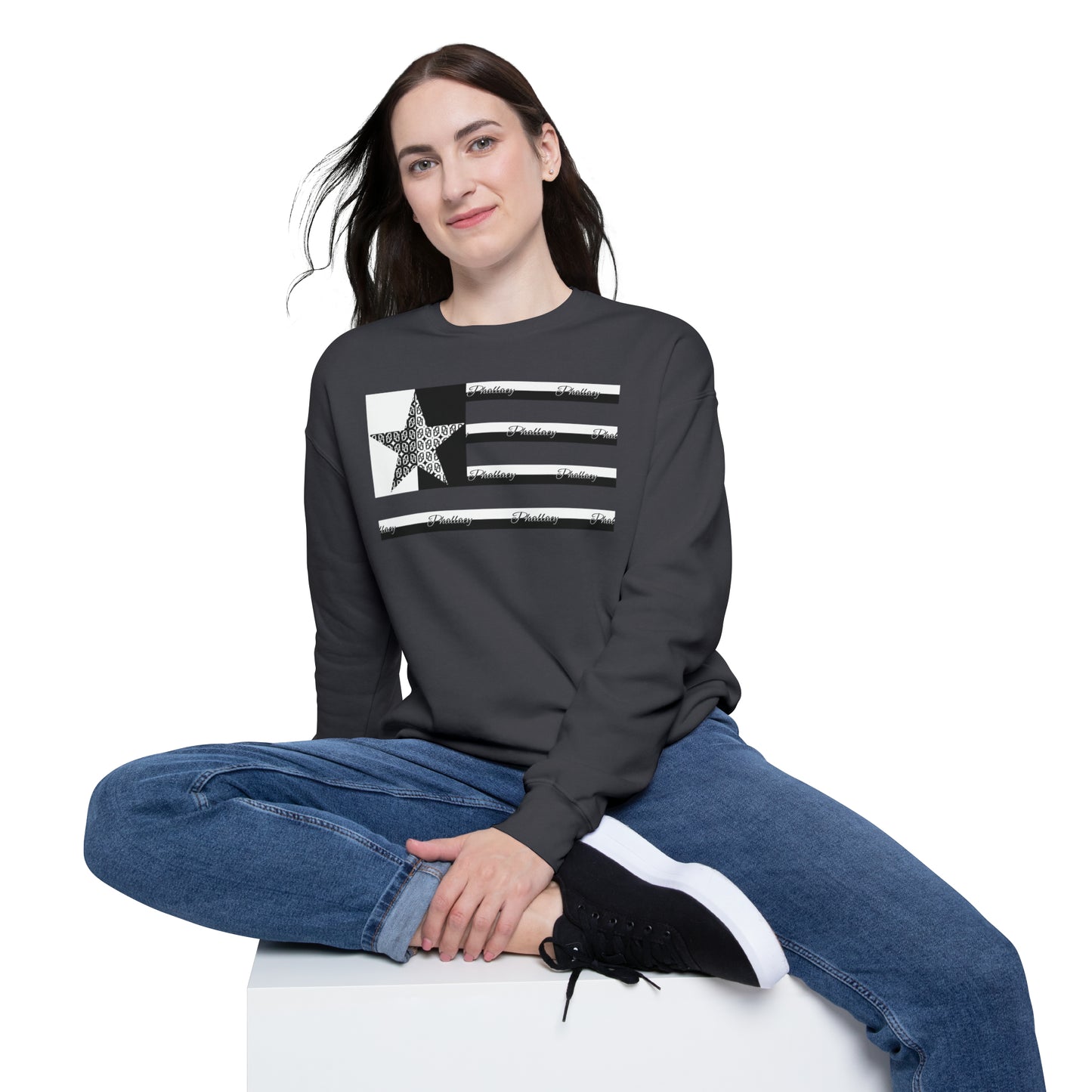 Phallacy Flag Unisex Drop Shoulder Sweatshirt