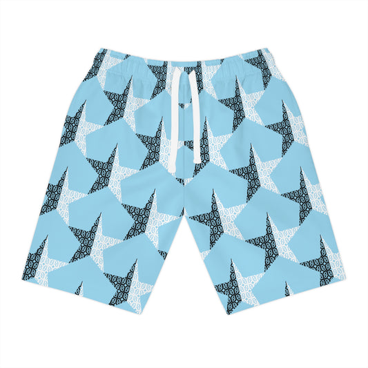 Phallacy Star Designer Athletic Shorts