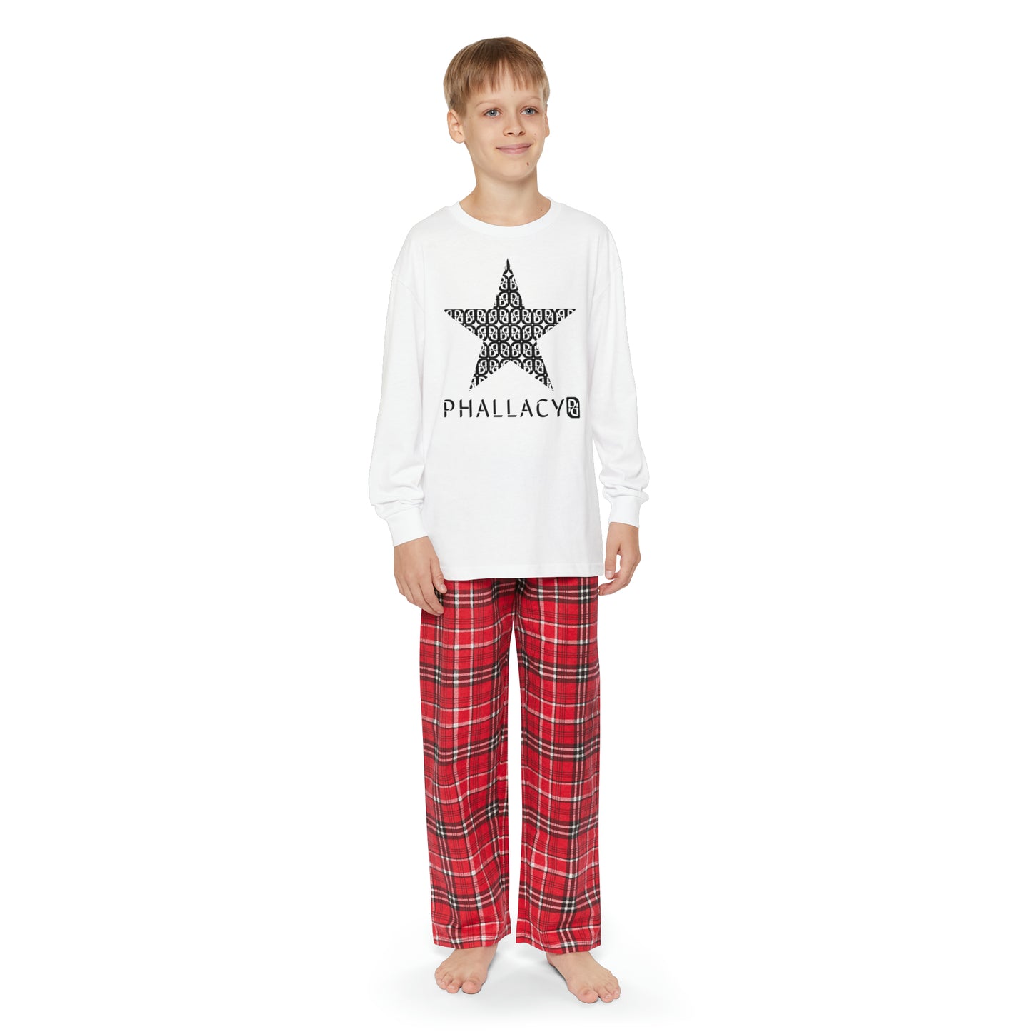 Phallacy Star Youth Long Sleeve Pajama Set