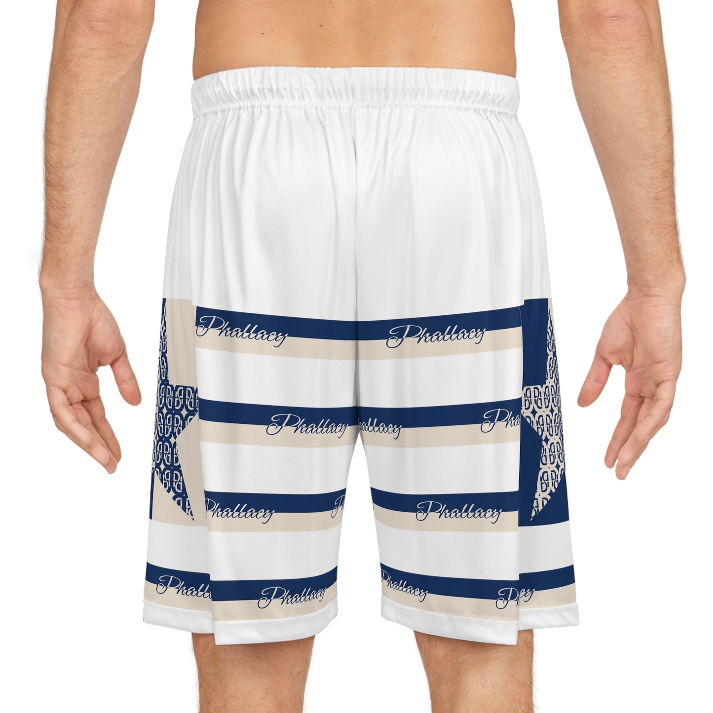 Phallacy Flag Designer Basketball Shorts