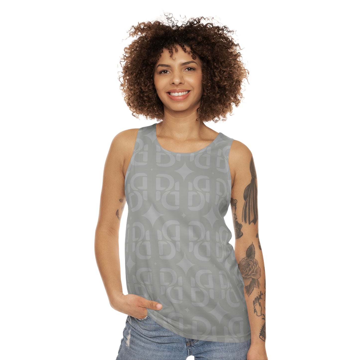 Phallacy Monogram Designer Unisex Tank Top