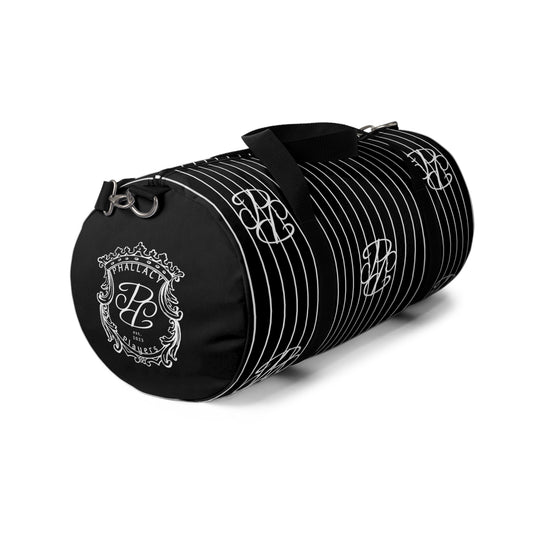 Phallacy Players Striped Designer Duffel Bag