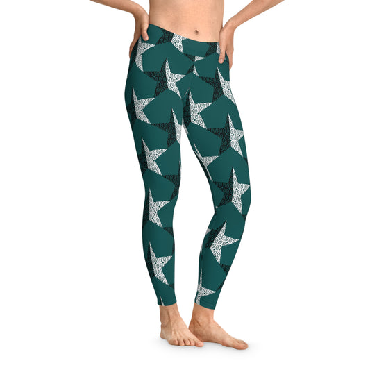 Phallacy Star Designer Stretchy Leggings