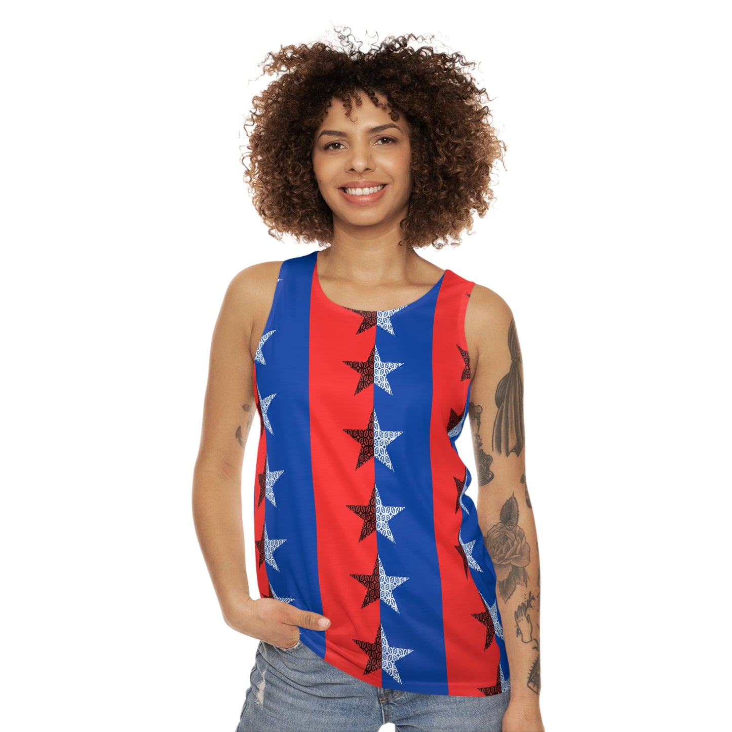 Phallacy Star Designer Unisex Tank Top