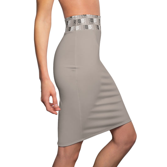 Phallacy Balance Designer Pencil Skirt