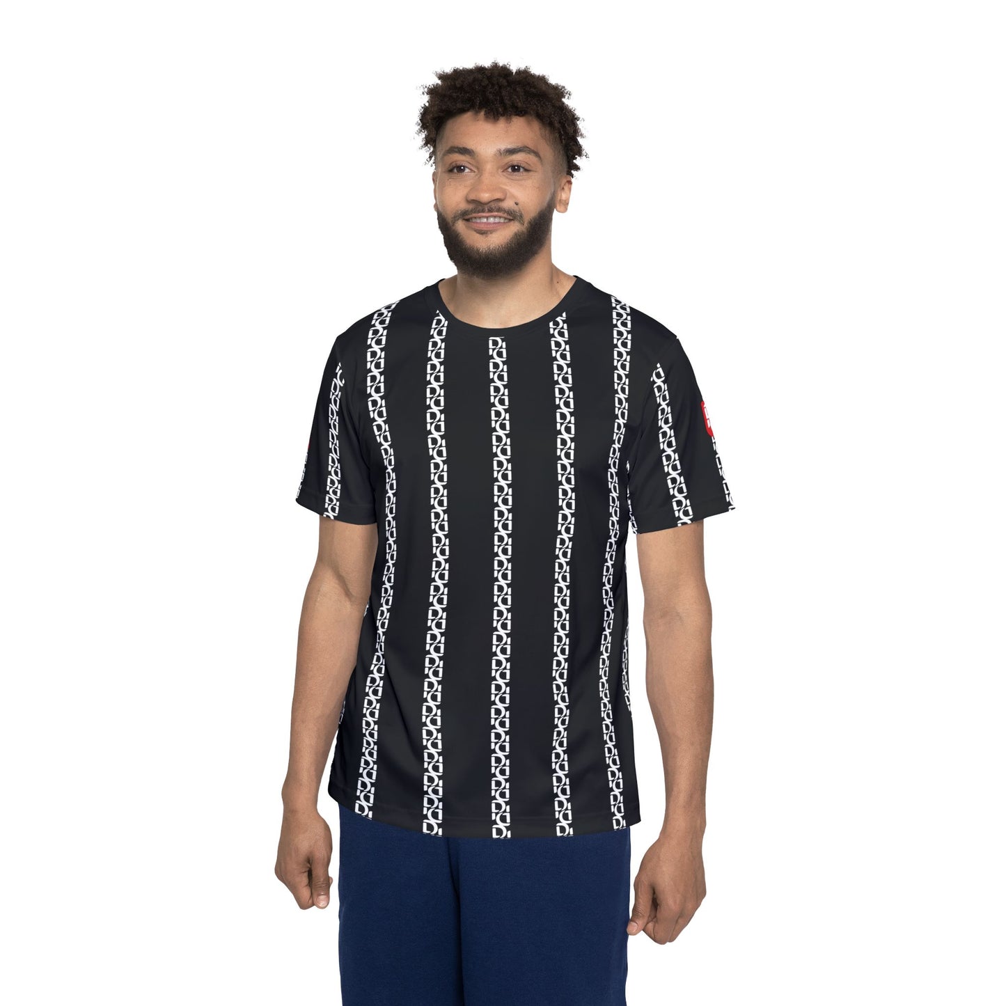 Phallacy Striped Designer Men's Sports Jersey