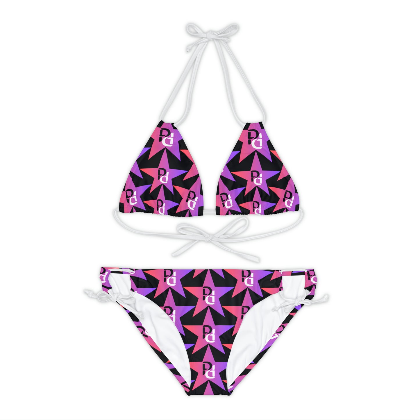 Phallacy Star Designer Strappy Bikini Set